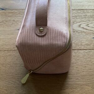 Vince Camuto Blush Textured Cosmetic Bag